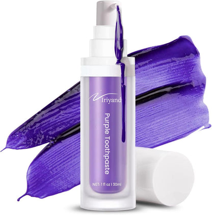 Purple Toothpaste , Purple Toothpaste, Purple Tooth Stain Removal, Teeth Whitening Booster, Teeth Whitener